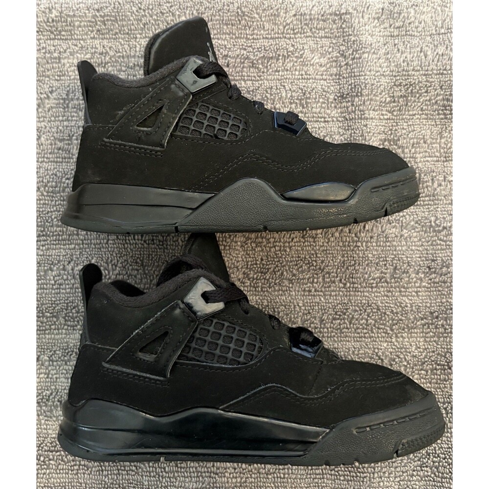 Nike Air Jordan 4 'Black Cat' Black Kids Size 10c IB4387-010